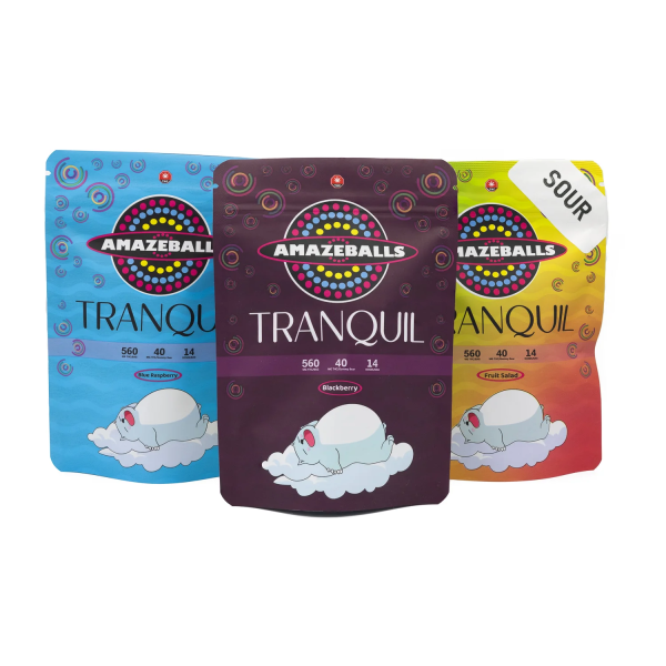 AMAZEBALLS – Tranquil THC Infused Gummies [560mg]